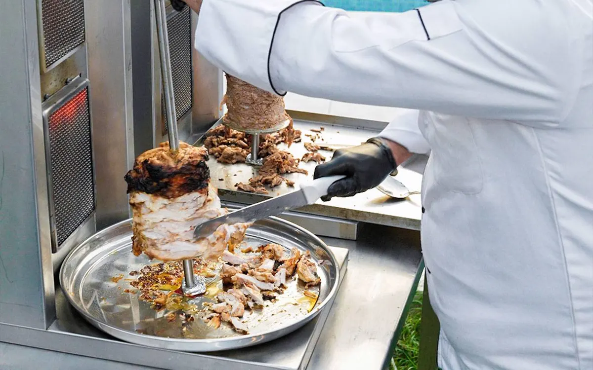 Chicken Shawarma Station for 20 Persons