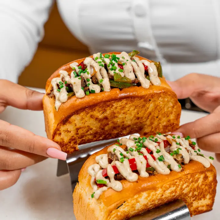 Philly Cheese Tenderloin Steak Sandwich