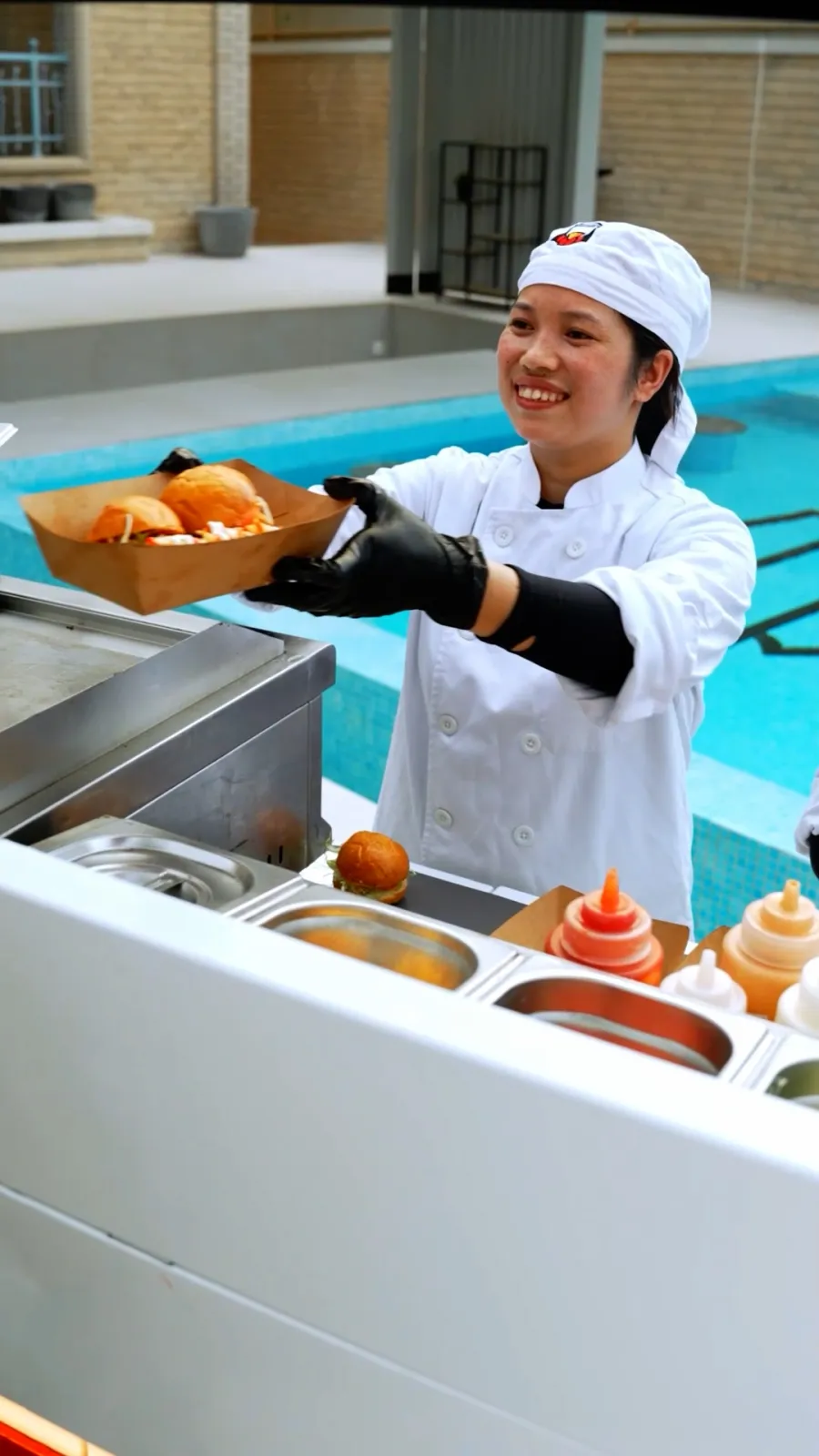 Local Chicken served at the station